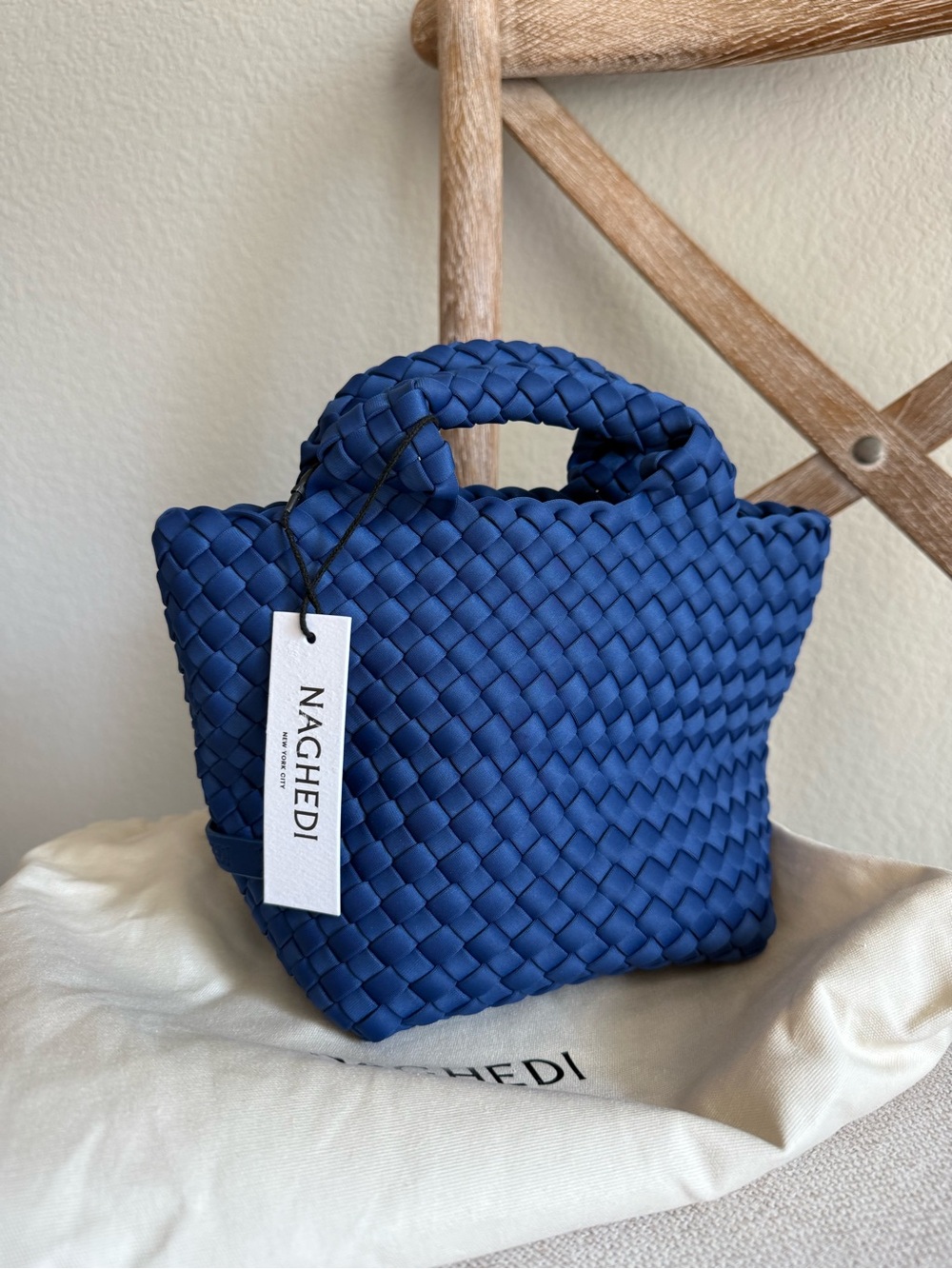 Naghedi St. Barths Petit Tote pacific blue